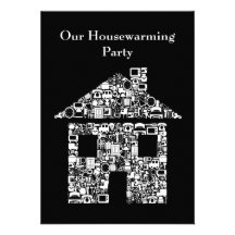Modern House Home Housewarming Party Invitation