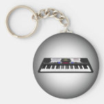 Modern Keyboard Synth: 3D Model: Keychain