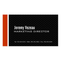 Modern Marketing Director Business Cards
