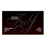 Modern Monogram BR Business Card Templates