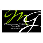 Modern Monogram Business Card Template