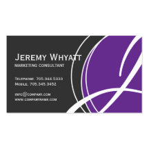 Modern Monogram Business Cards
