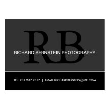 Modern Monogram Business Cards