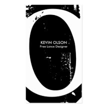 Modern Monogram Business Cards