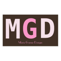 Modern Monogram businesscards Business Card Templates