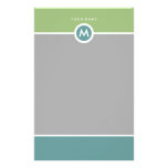 Modern Monogram Stationery - Business or Personal