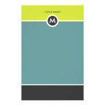 Modern Monogram Stationery - Business or Personal