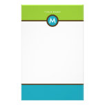 Modern Monogram Stationery - Business or Personal
