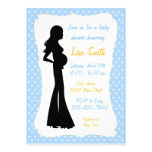 Modern Mum Blue Dots Custom Announcement