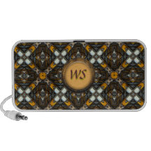 Modern Native American 3 Doodle Options Notebook Speaker