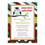 Modern Owl Graduate Invite