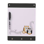 Modern Owls Dry Erase Board