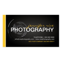 Modern Photographer Business Cards