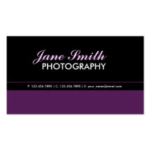 Modern Professional Plain Simple Stylish Classy Business Cards
