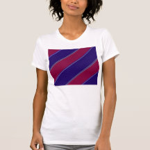 Modern purple violet diagonal stripes tshirts