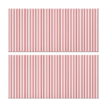 Modern Red Pin Striped Pattern Stretched Canvas Print