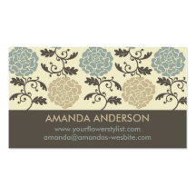 Modern Regal Rose Print Business Cards
