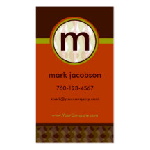 Modern-Retro Business Card