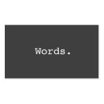 Modern simple writer publisher editor business card template