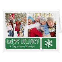 MODERN SNOWFLAKE | HOLIDAY GREETING CARD