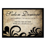 Modern Sophisticated Salon Gift Certificates Business Cards
