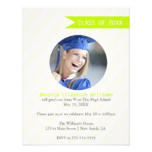 Modern Stripes Custom Invitations