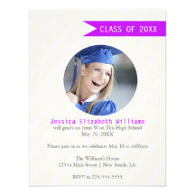 Modern Stripes Personalized Invites