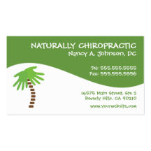 Modern Swirl Chiropractic Business Cards