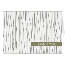 Modern  |  Thank You Card cards