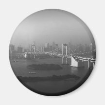 Modern Tokyo Refrigerator Magnet