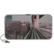 Modern Tokyo train Portable Speakers