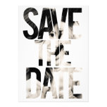 MODERN TYPOGRAPHY PHOTO SAVE THE DATE invitations