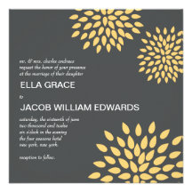 Modern Wedding Invite // Posh Petals // Sunshine