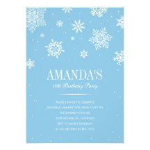Modern Winter Wonderland Invitations