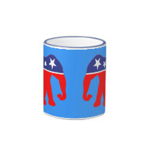 Modernised GOP Elephants Mug