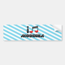 Modinha Bumper Stickers