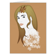 Modron the Celtic goddess of autumn Card