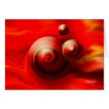 Moiré Spin Greeting Card
