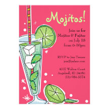 Mojito Party Invitations