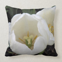 MoJo White Tulip Pillow for Mum