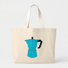 Moka Espresso Coffee Pot Canvas Bag