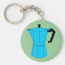 Moka Espresso Coffee Pot Keychain