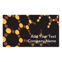 Molecular Structure Business Card Template