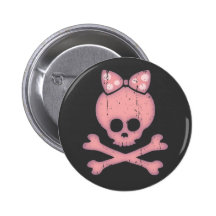 Molly Bow Dot Pinback Buttons