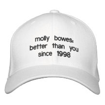 molly bowes is better embroidered hats
