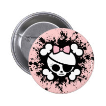 Molly Splat Pinback Buttons