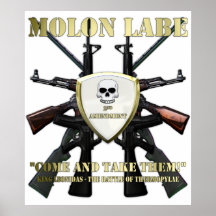 Molon Labe - 2nd Amendment Poster