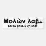Molon Labe Bumper Stickers