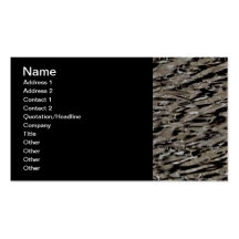 Molten Silver waves fantasy science fiction armour Business Card Template