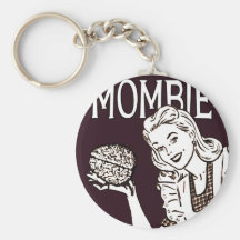Mombie Retro Zombie Key Chains